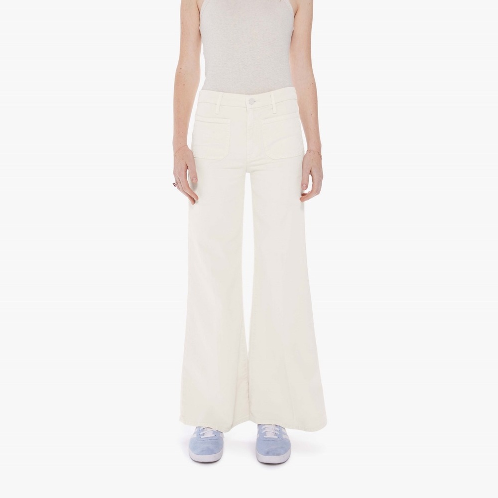 MOTHER The Patch Pocket Roller Skimp Wide Leg Jeans